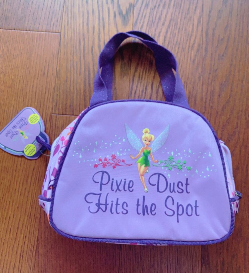 NWT Disney Fairies Tinker Bell Pixie Dust Hits The Spot Insulated Lunch Bag